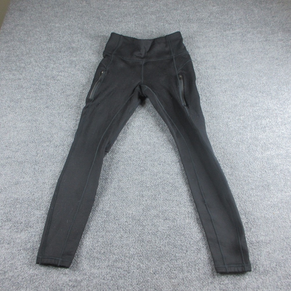 Athleta Leggings Womens‎ XS Black High Rise Pocket Yoga Gym Running Athleisure
